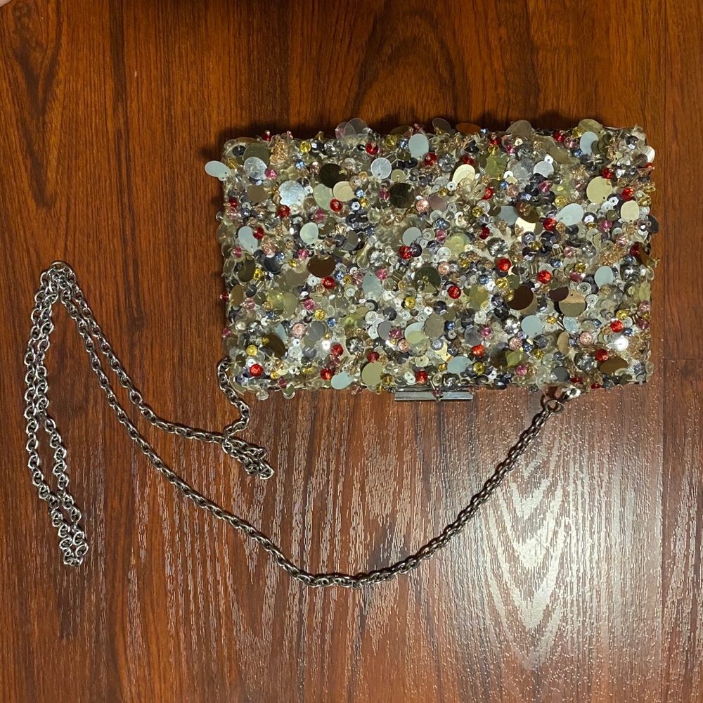 Beaded Formal Clutch Purse